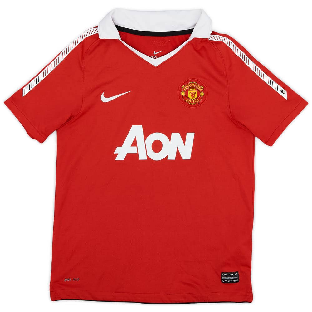 2010-11 Manchester United Home Shirt - 8/10 - (M.Boys)