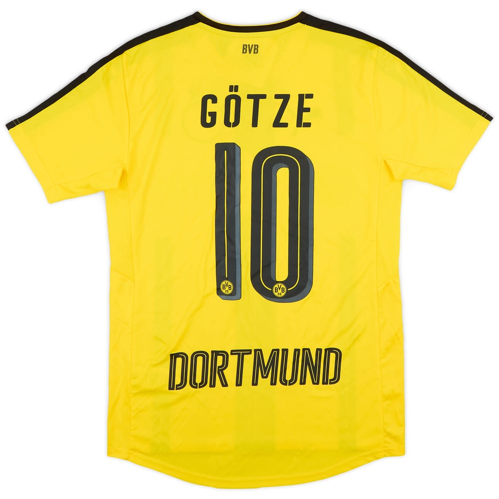 2016-17 Borussia Dortmund Home Shirt Gotze #10 (S)