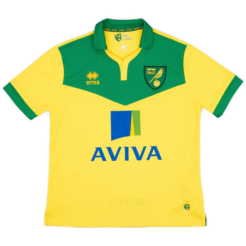 2014-15 Norwich Home Shirt - 9/10 - (S)