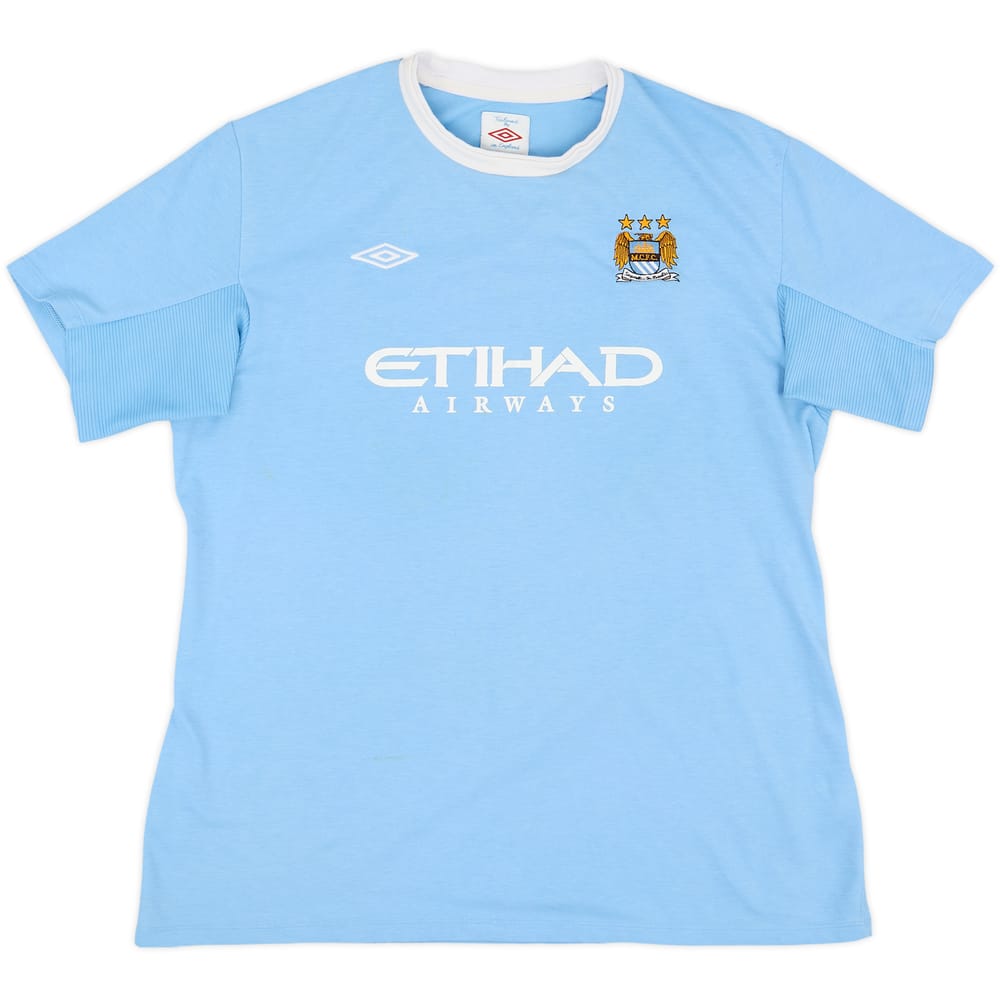 2009-10 Manchester City Home Shirt - 7/10 - (Women's XL)