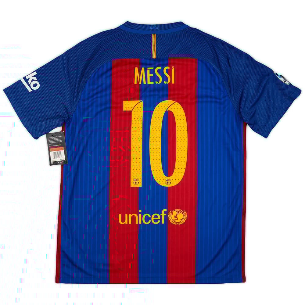 2016-17 Barcelona Home Shirt Messi #10 (L)