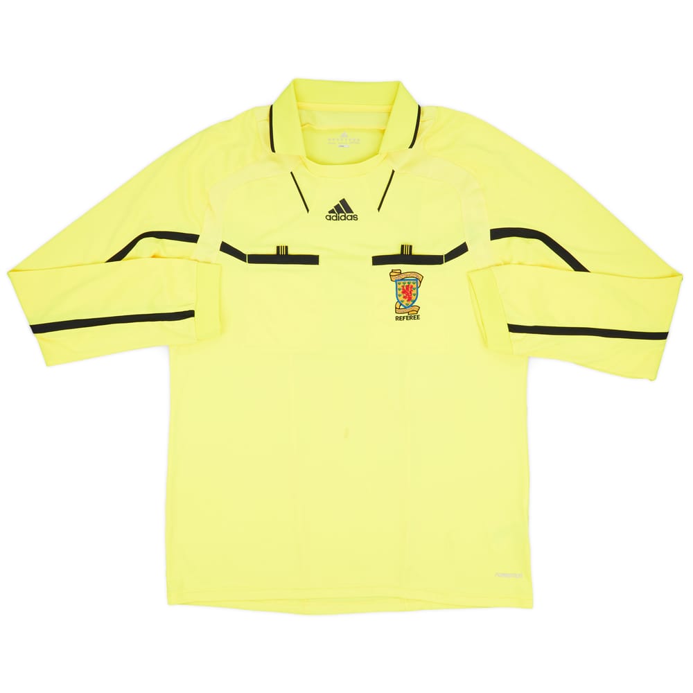2010-11 Scotland adidas Referee L/S Shirt - 7/10 - (XL)