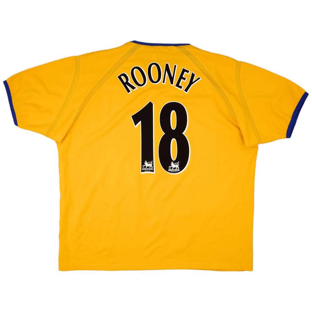 2003-04 Everton Away Shirt Rooney #18 - 9/10 - (XXL)