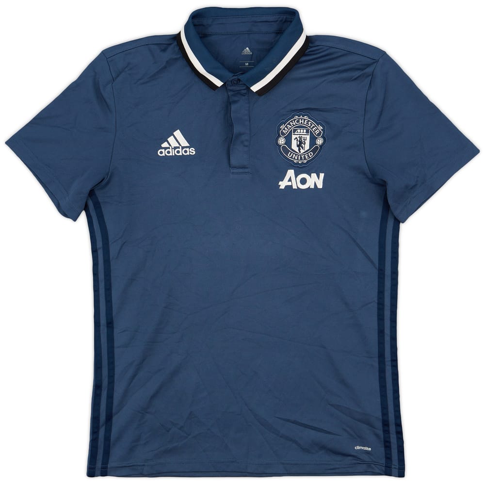 2016-17 Manchester United adidas Polo Shirt - 8/10 - (M)