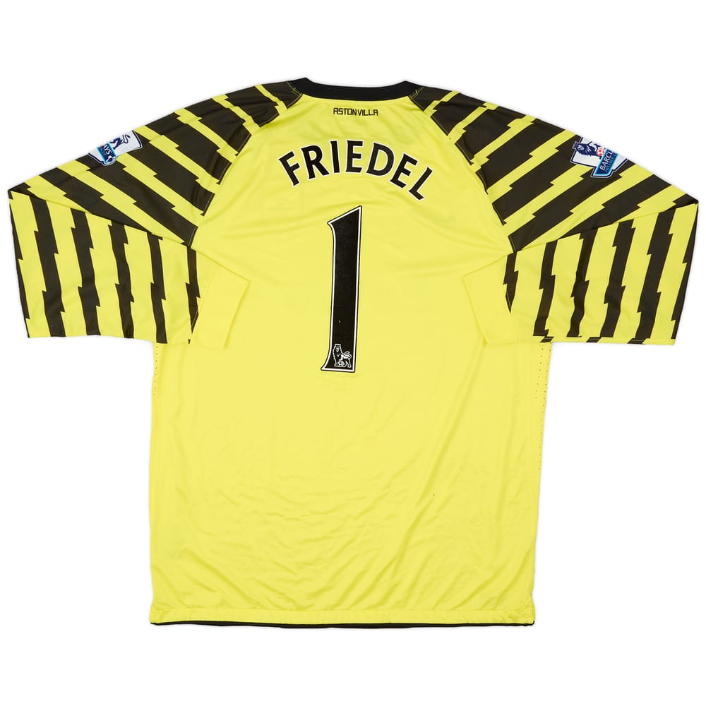 2010-11 Aston Villa Match Issue GK Shirt Friedel #1