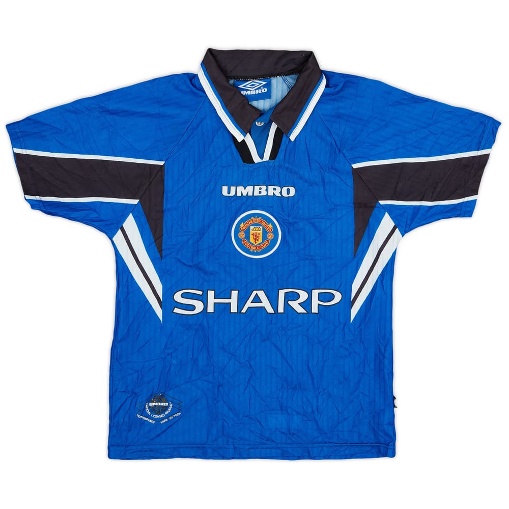 1996-98 Manchester United Third Shirt - 9/10 - (L.Boys)