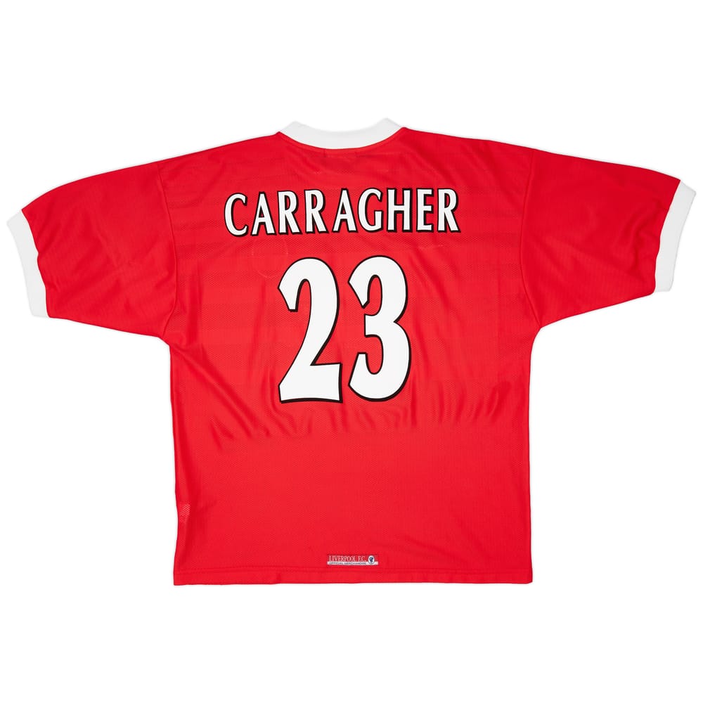 1998-00 Liverpool Home Shirt Carragher #23 - 9/10 - (XL)