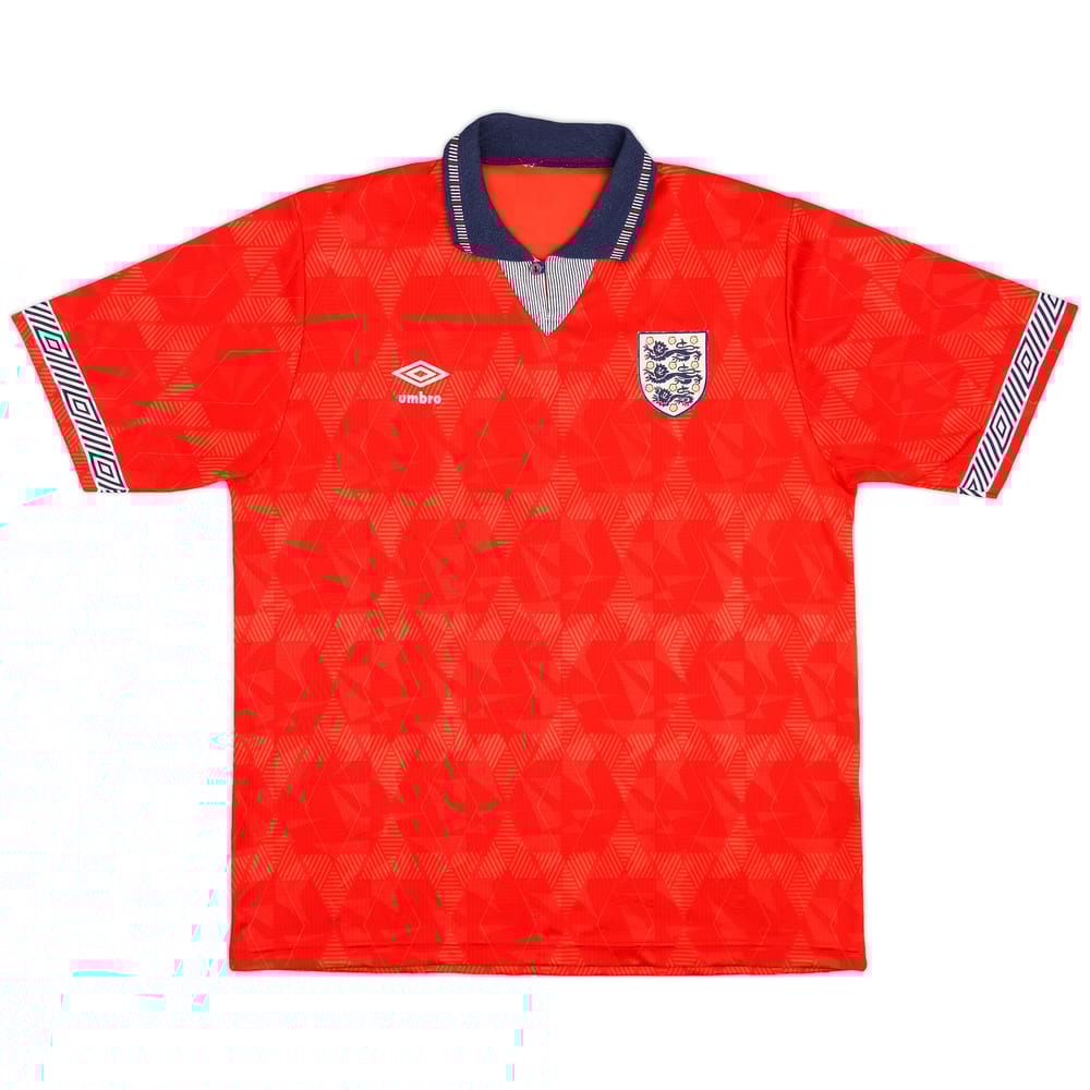 1990-93 England Away Shirt - 8/10 - (L)