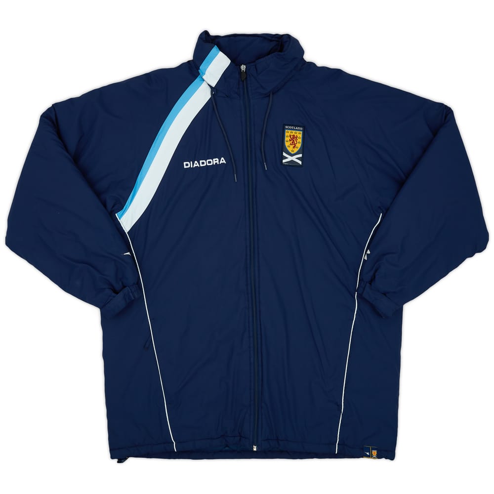 2005-06 Scotland Diadora Padded Bench Coat - 9/10 - (M)