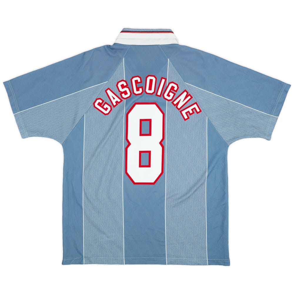 1996-97 England Away Shirt Gascoigne #8 - 6/10 - (L)