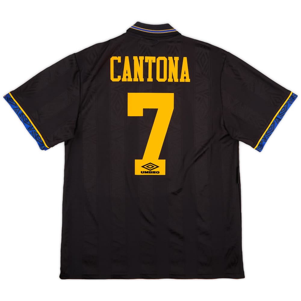 1993-95 Manchester United Away Shirt Cantona #7 - 8/10 - (L)
