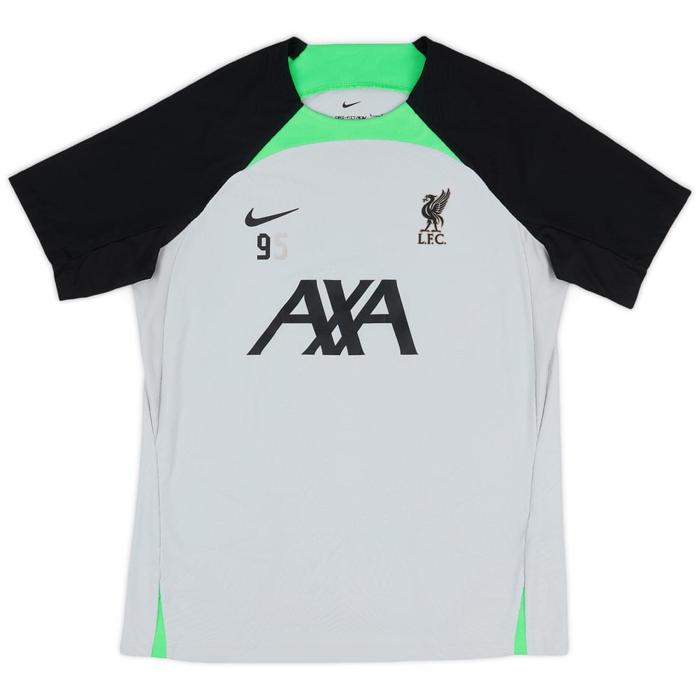 2023-24 Liverpool Player Issue Training Shirt #95 (Davies) - 5/10 - (L)