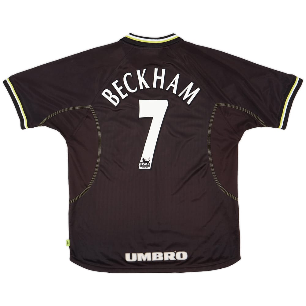 1998-99 Manchester United Third Shirt Beckham #7 - 9/10 - (XL)