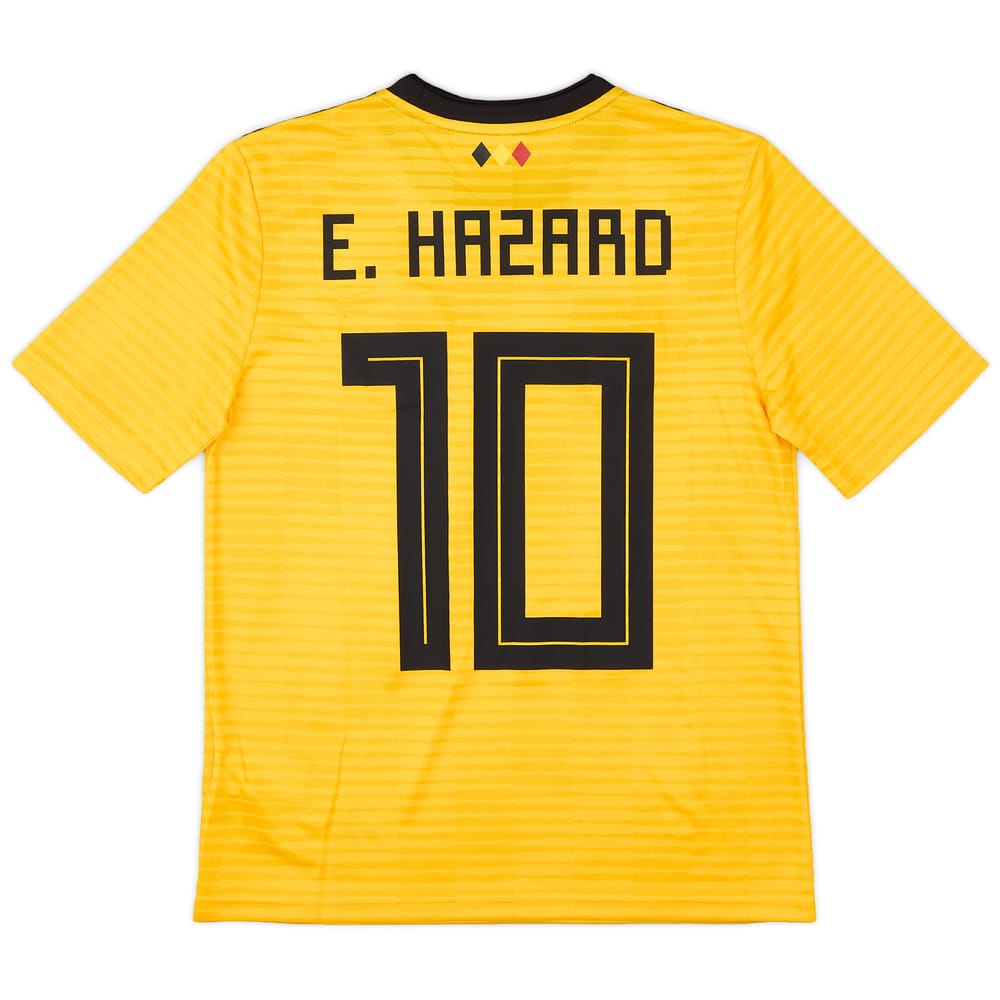 2018-19 Belgium Away Shirt Hazard #10 - 9/10 - (L.Boys)