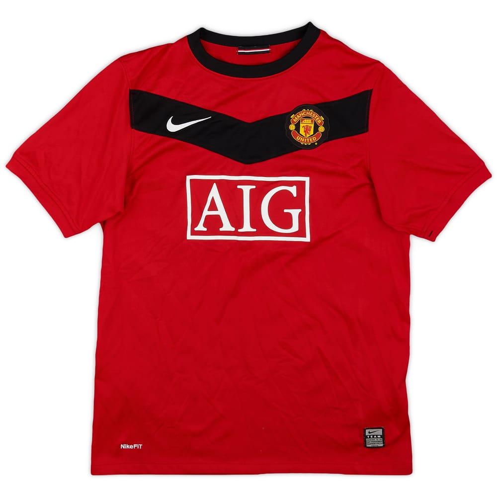 2009-10 Manchester United Home Shirt - 6/10 - (L.Boys)