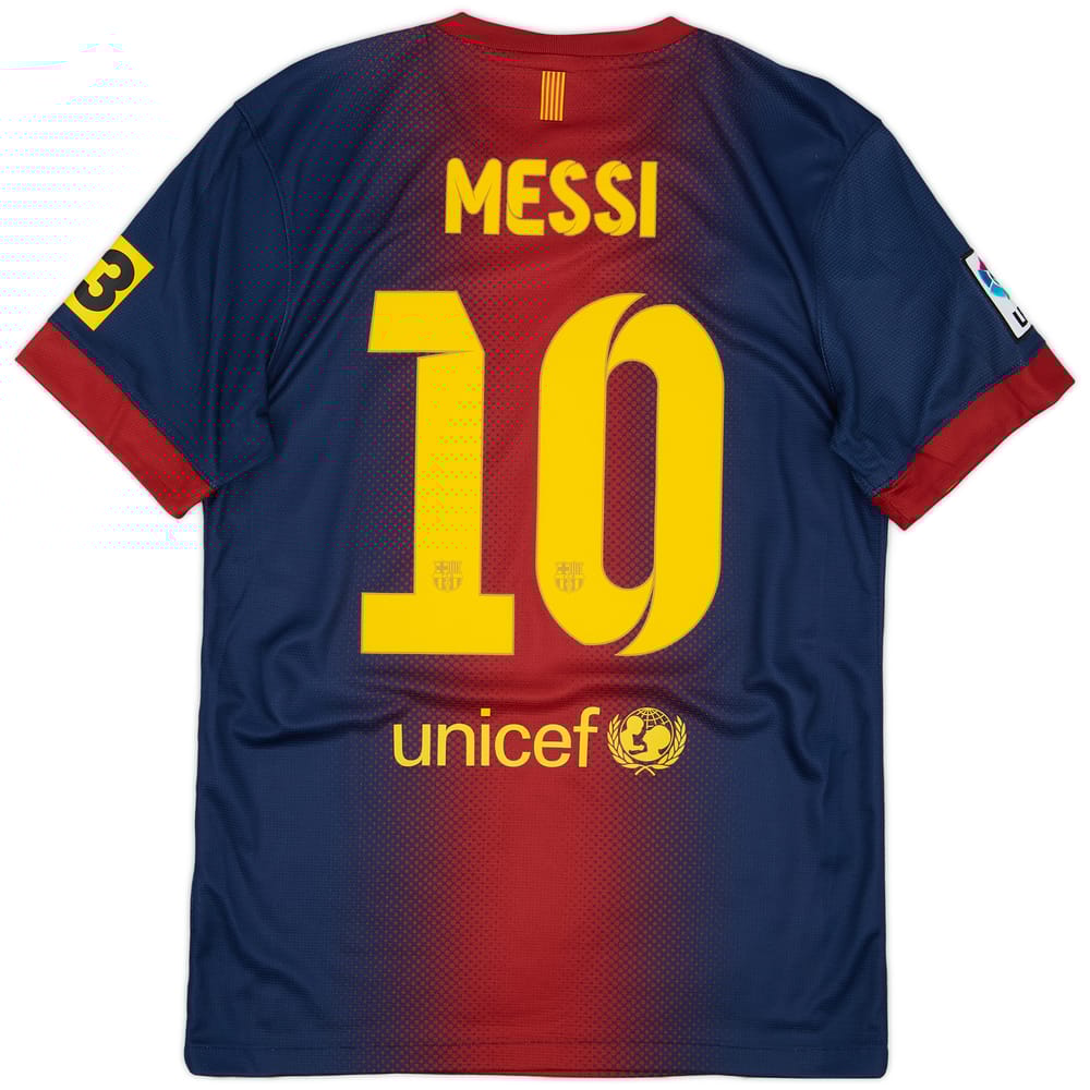 2012-13 Barcelona Home Shirt Messi #10 - 8/10 - (S)