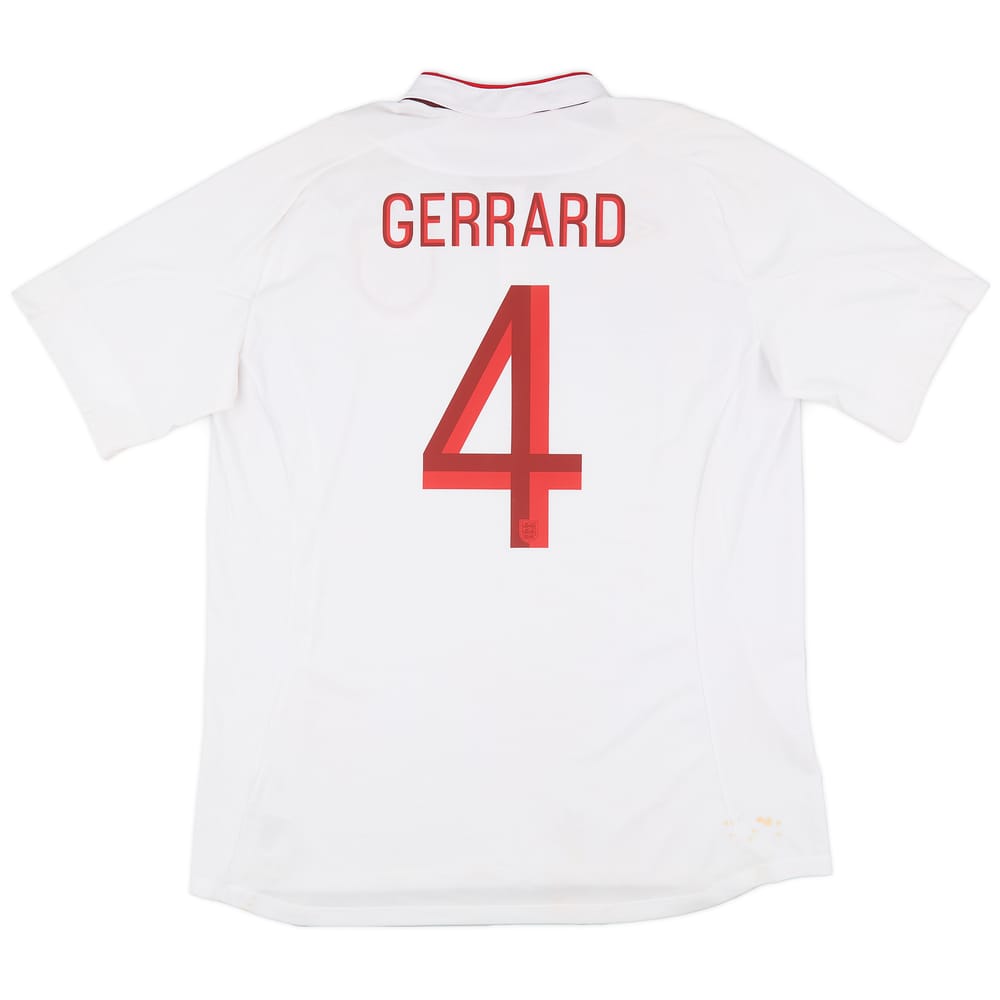 2012-13 England Home Shirt Gerrard #4 (XL)
