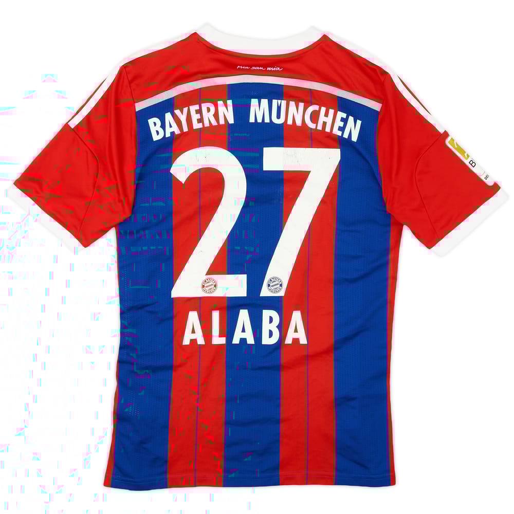 2014-15 Bayern Munich Home Shirt Alaba #27 - 5/10 - (XL.Boys)