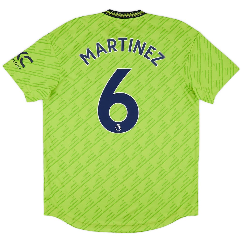 2022-23 Manchester United Authentic Third Shirt Martinez #6