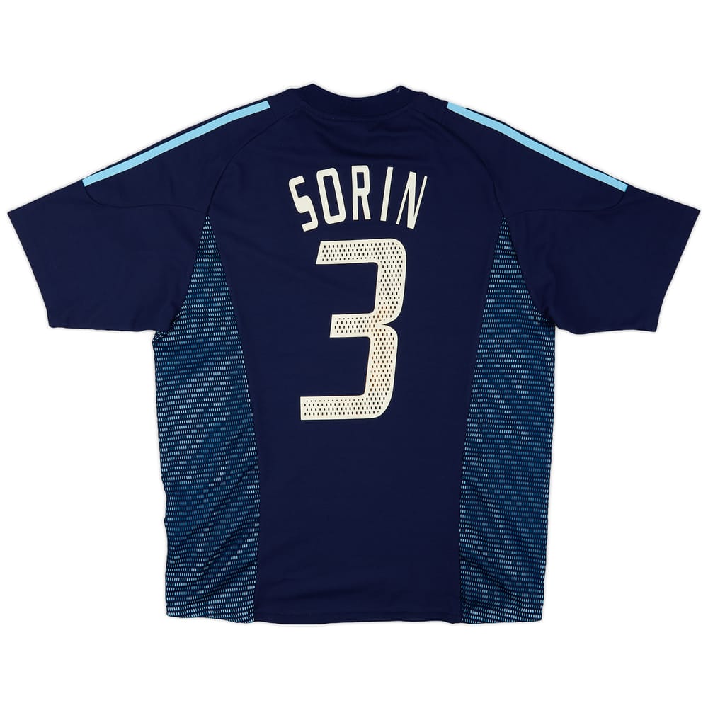 2002-04 Argentina Away Shirt Sorin #3 - 6/10 - (M)