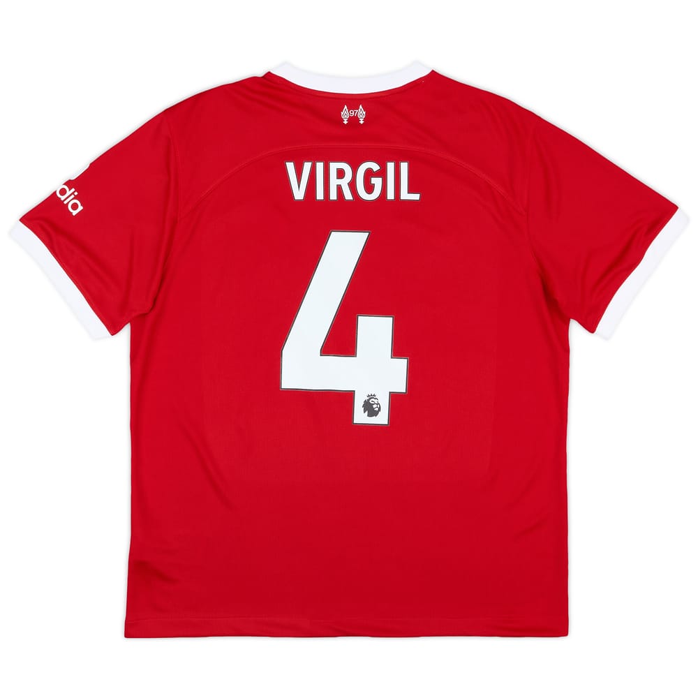 2023-24 Liverpool Home Shirt Virgil #4