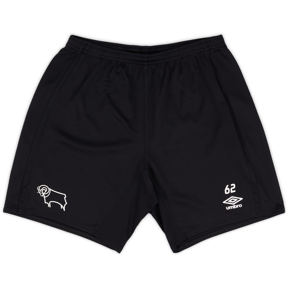 2018-19 Derby County Player Issue Training Shorts # - 7/10