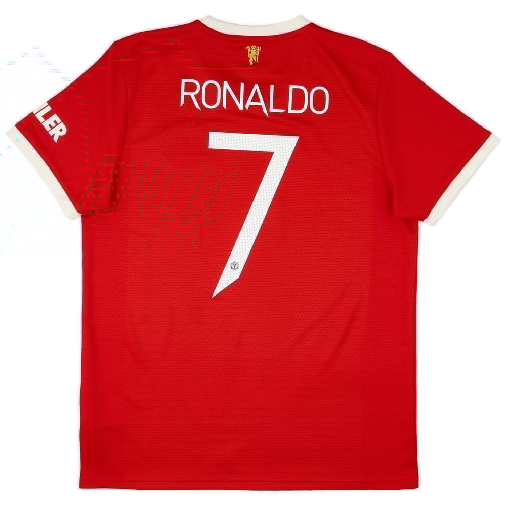 2021-22 Manchester United Home Shirt Ronaldo #7 - 8/10 - (L)