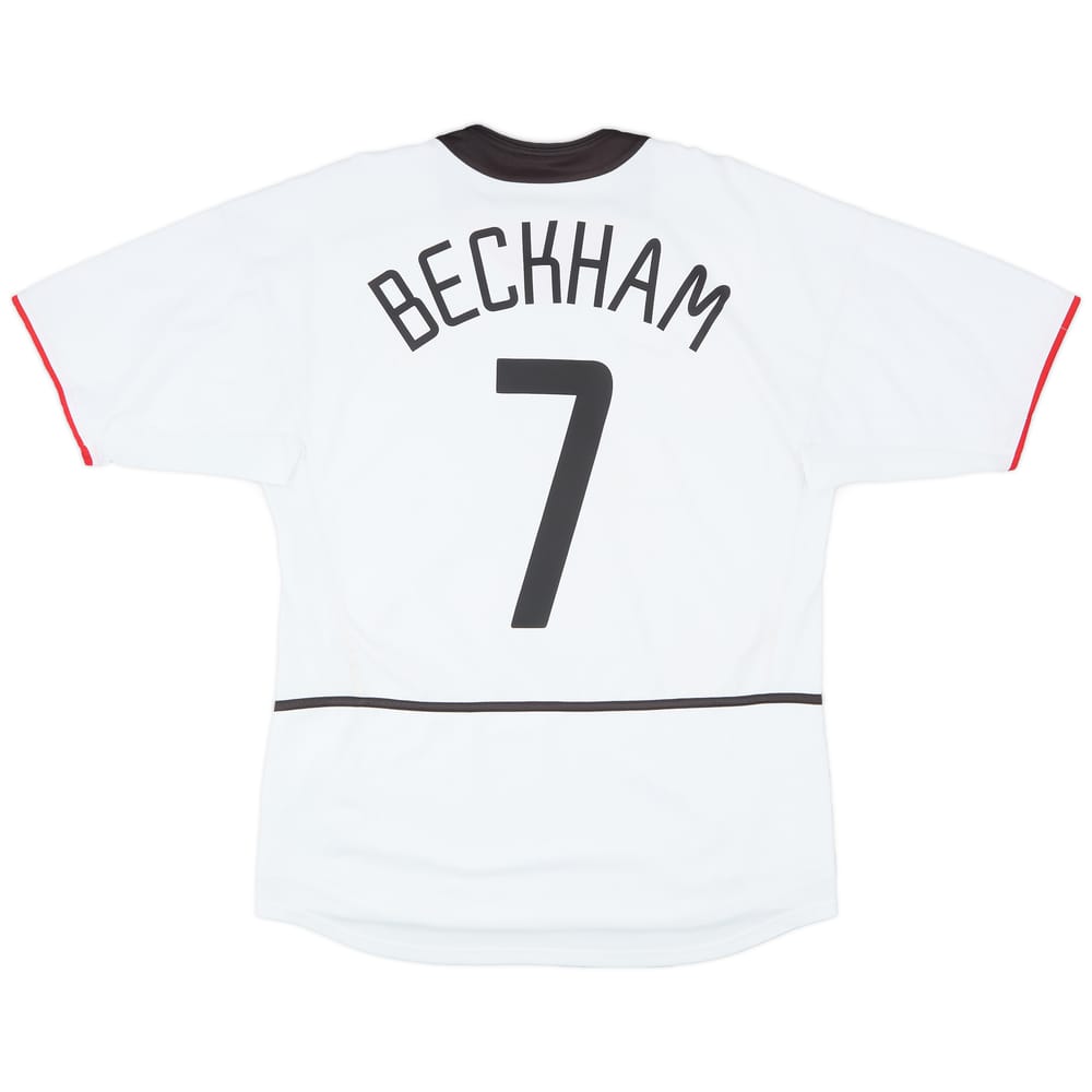 2002-03 Manchester United Away Shirt Beckham #7 - 7/10 - (M)