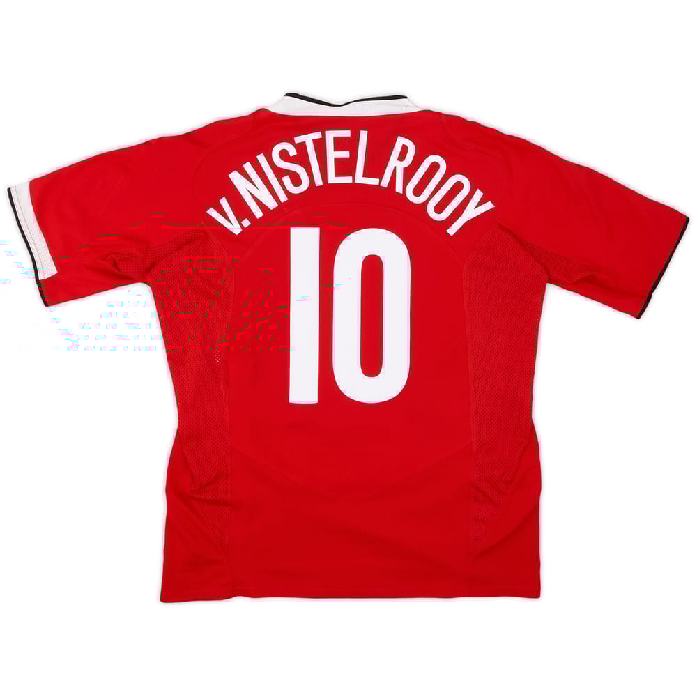 2004-06 Manchester United Home Shirt V.Nistelrooy #10 - 5/10 - (L)