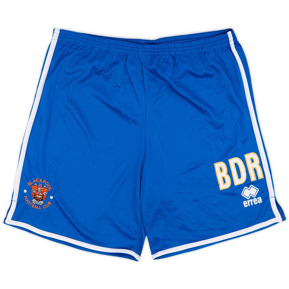 2014-15 Blackpool Staff Issue Errea Training Shorts BDR - 9/10 - (XL)