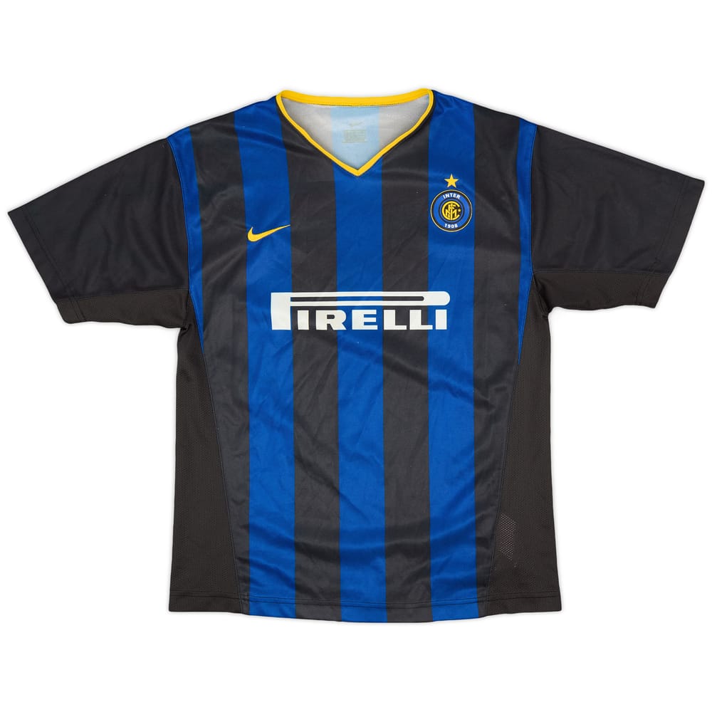 2002-03 Inter Milan Basic Home Shirt - 5/10 - (XL.Boys)