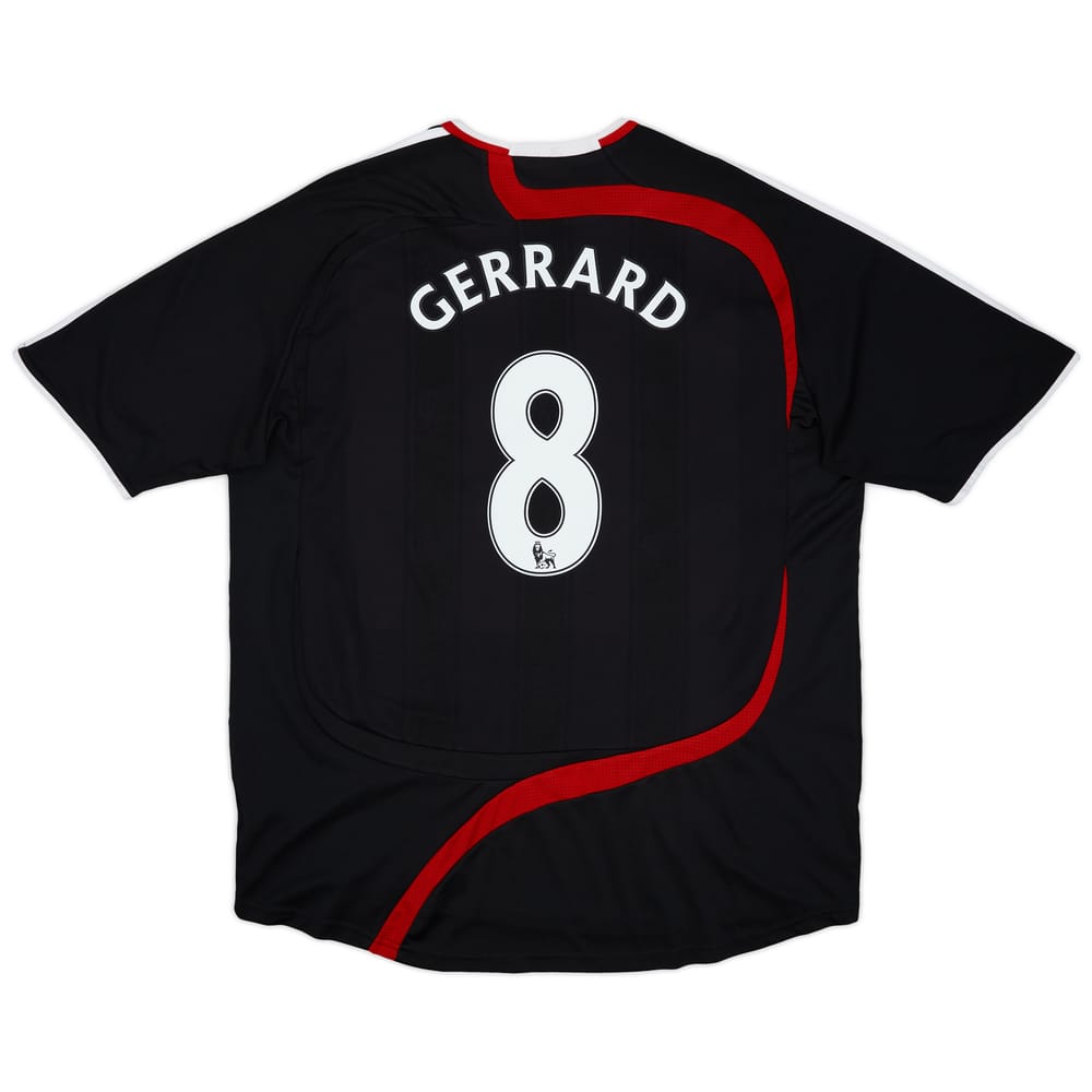 2007-08 Liverpool Third Shirt Gerrard #8 - 8/10 - (XXL)