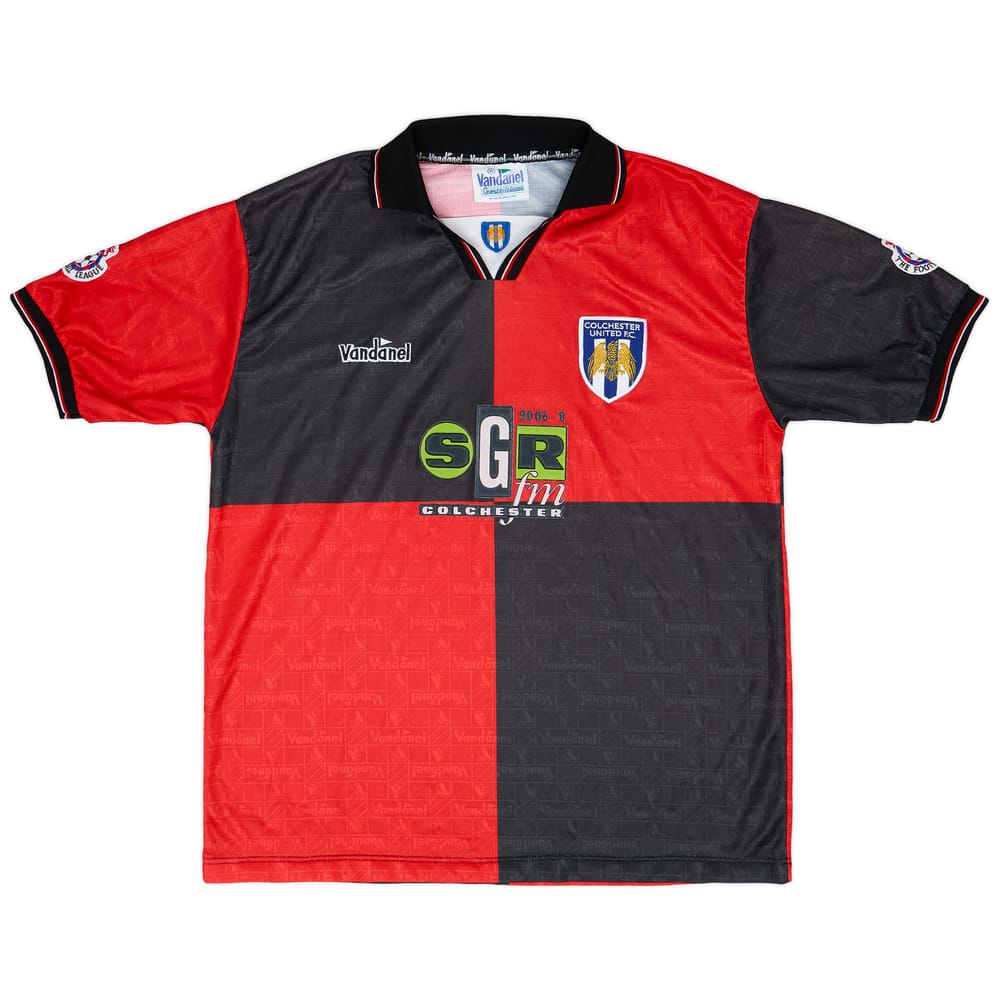 1995-96 Colchester United Match Issue Away Shirt #8