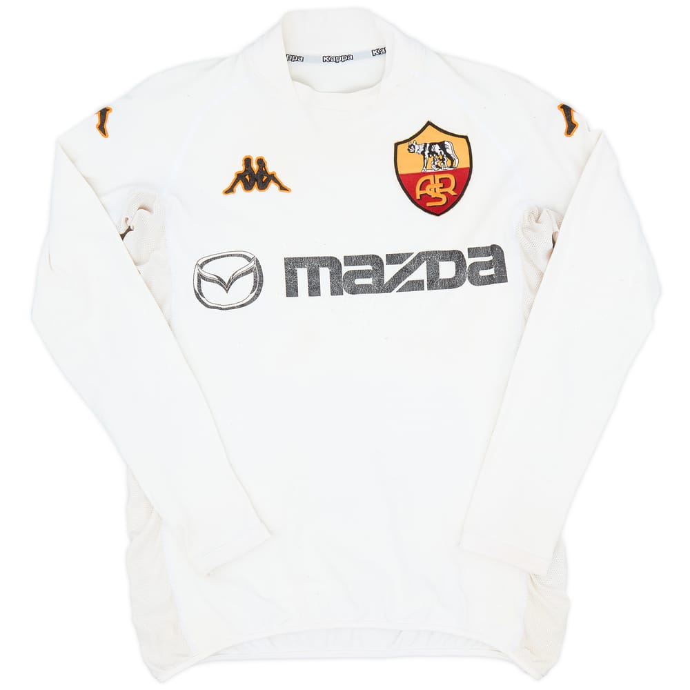 2002-03 Roma Away L/S Shirt - 6/10 - (S)