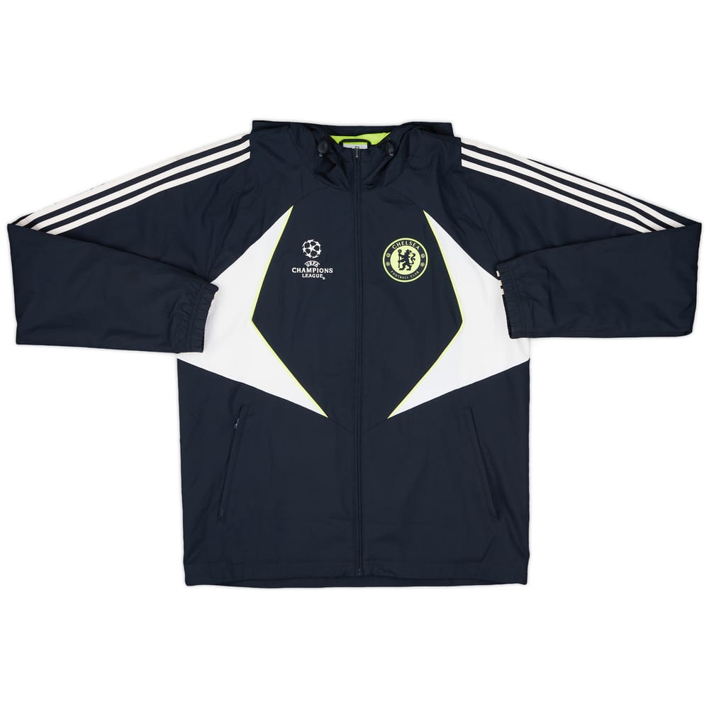 2007-08 Chelsea adidas CL Hooded Rain Jacket - 6/10 - (M/L)