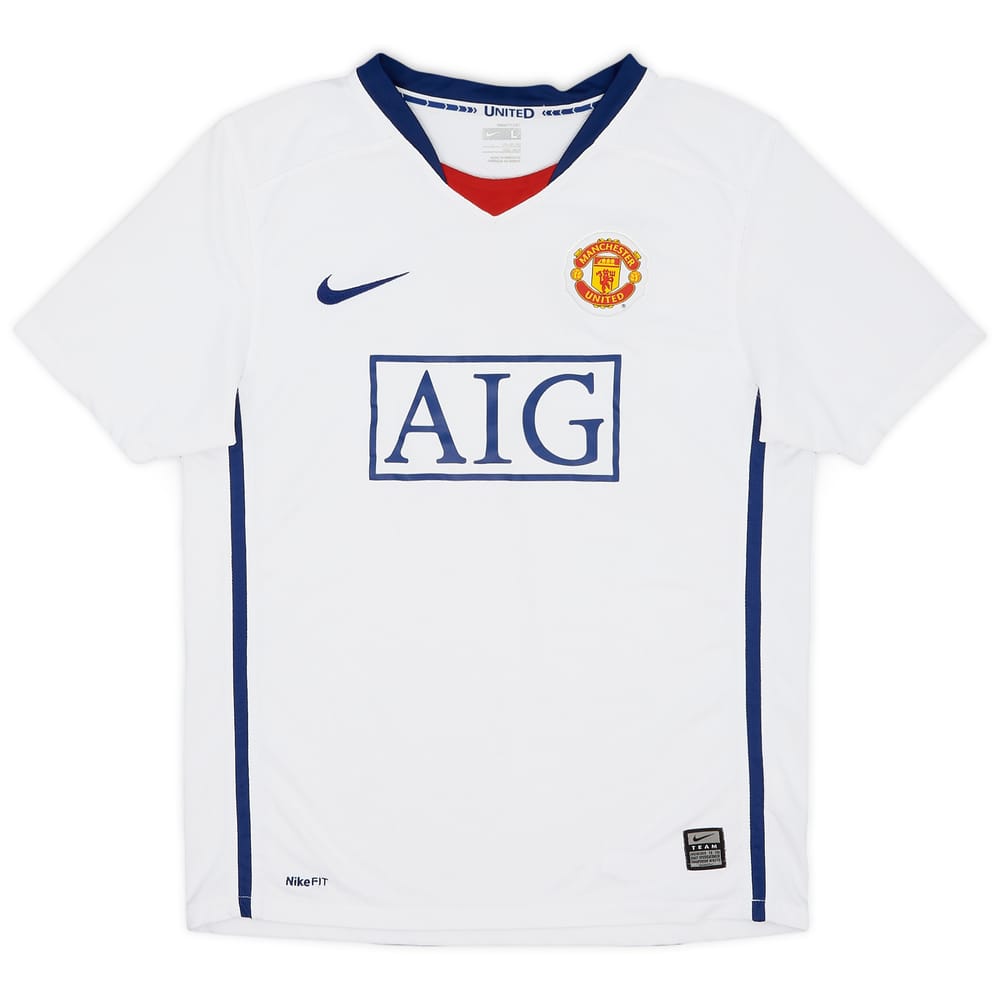 2008-10 Manchester United Away Shirt - 8/10 - (L.Boys)