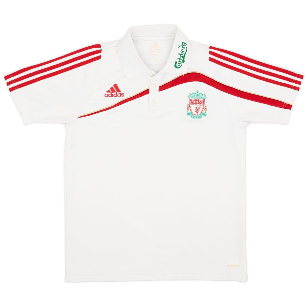 2009-10 Liverpool adidas Polo Shirt - 8/10 - (M)
