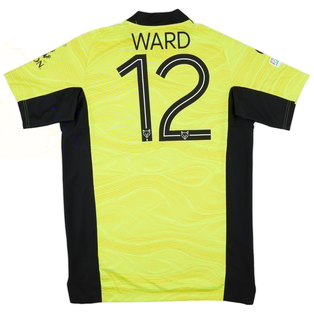 2021-22 Leicester Match Issue Europa League GK Shirt Ward #12