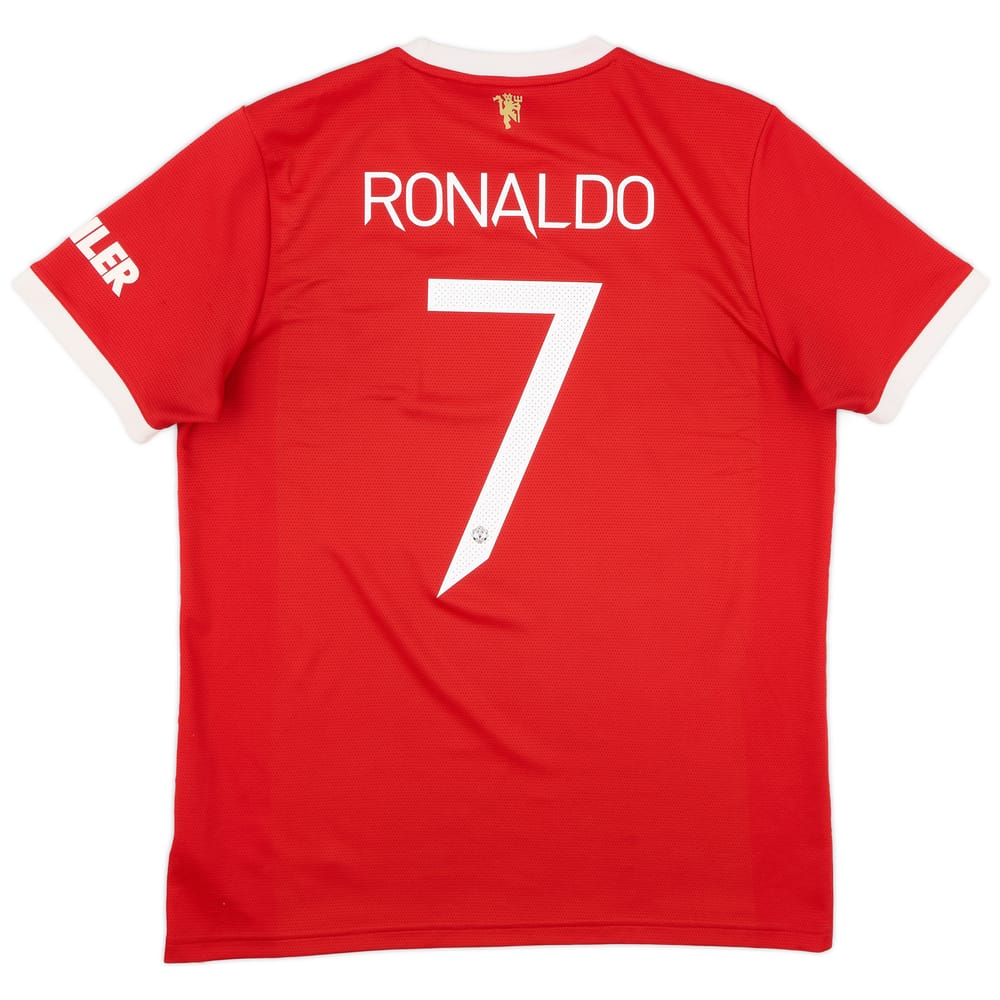 2021-22 Manchester United Home Shirt Ronaldo #7 - 8/10 - (L)