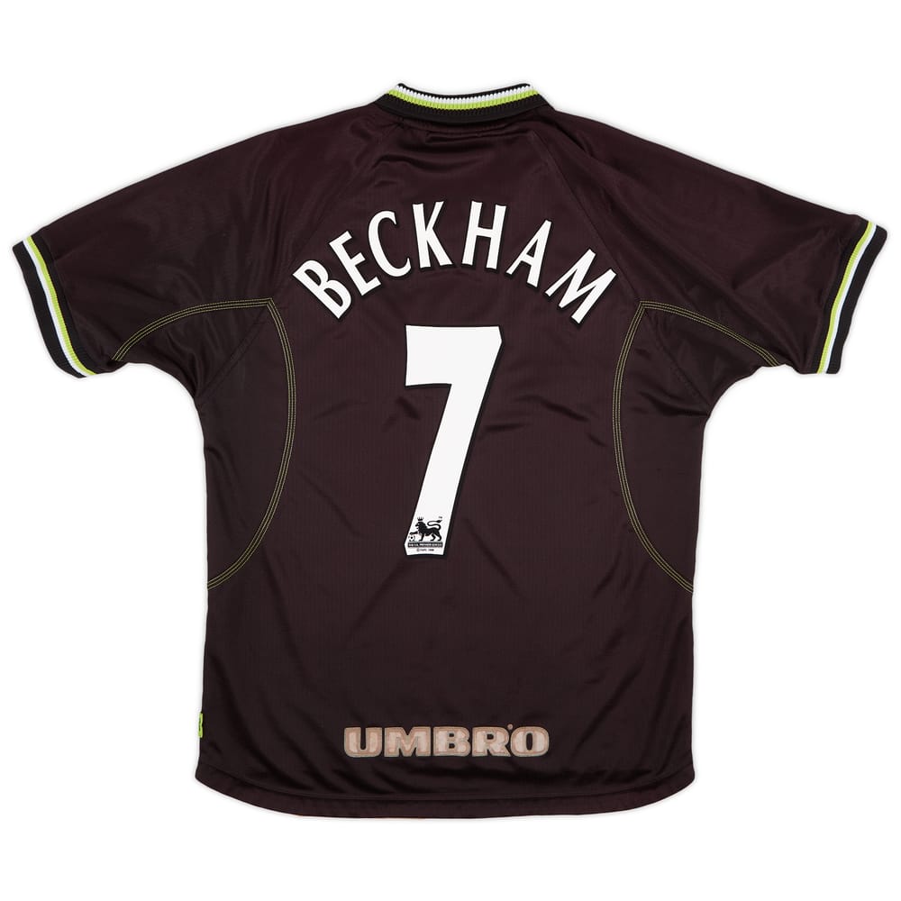 1998-99 Manchester United Third Shirt Beckham #7 - 6/10 - (M)