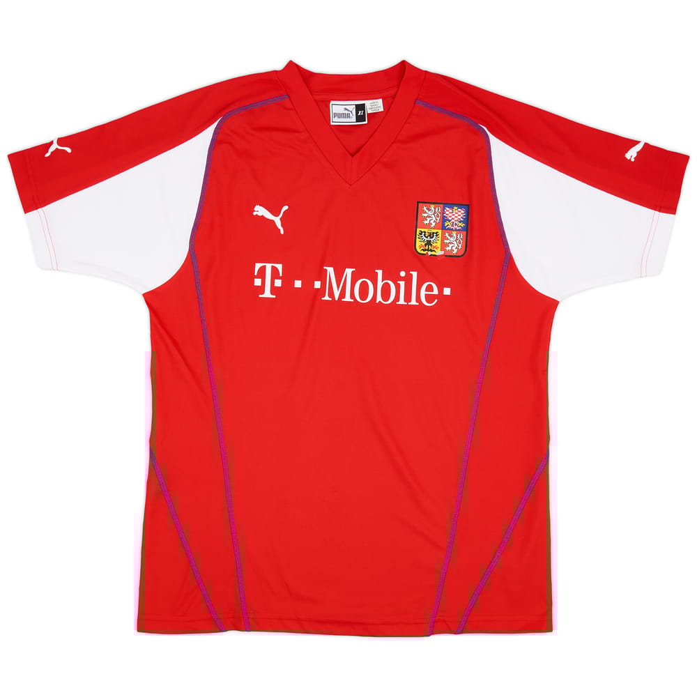 2003-04 Czech Republic Basic Home Shirt - 5/10 - (XL)