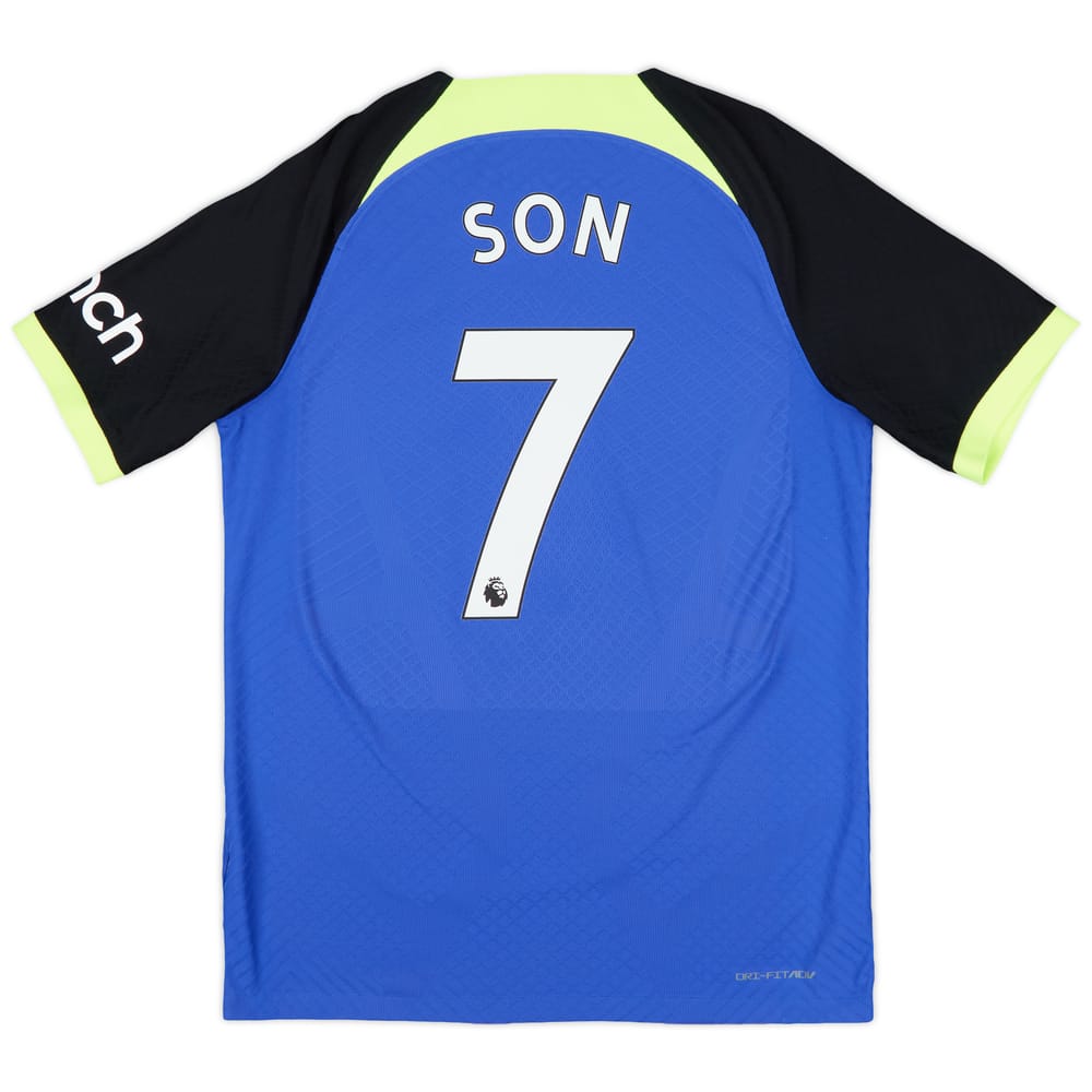 2022-23 Tottenham Authentic Away Shirt Son #7 - 10/10 - (M)