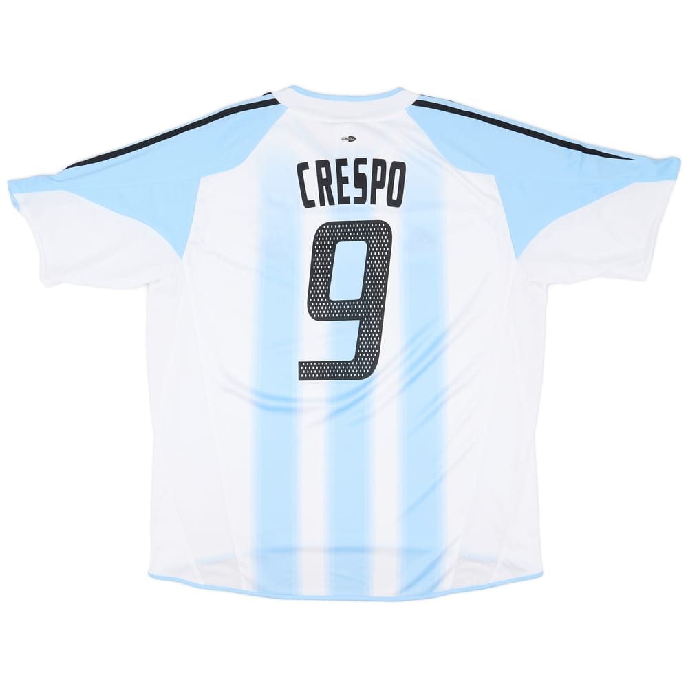 2004-05 Argentina Home Shirt Crespo #9 - 9/10 - (XL)