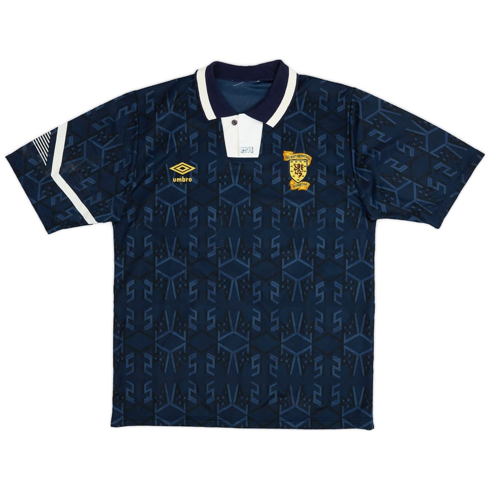 1991-94 Scotland Home Shirt - 7/10 - (M)
