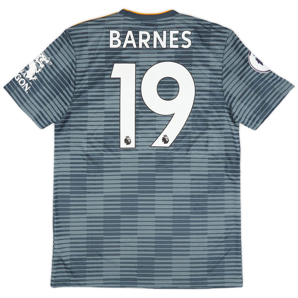 2018-19 Leicester Match Issue Away Shirt Barnes #19