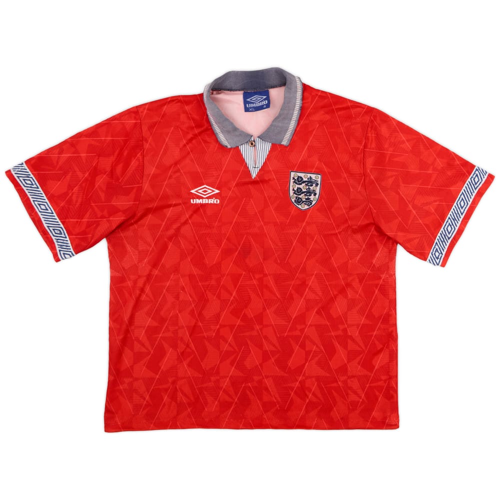 1990-93 England Away Shirt - 5/10 - (XL)