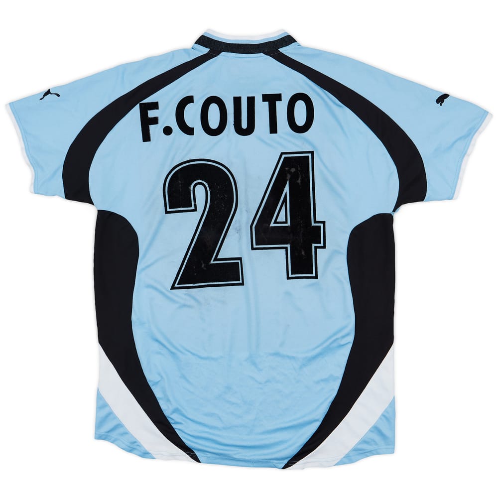 2000-01 Lazio Home Shirt F.Couto #24 - 5/10 - (XL)