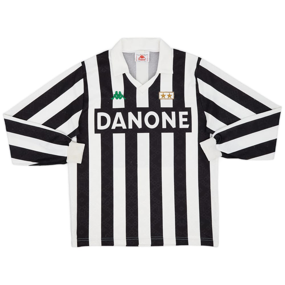 1992-94 Juventus Home L/S Shirt - 8/10 - (M)