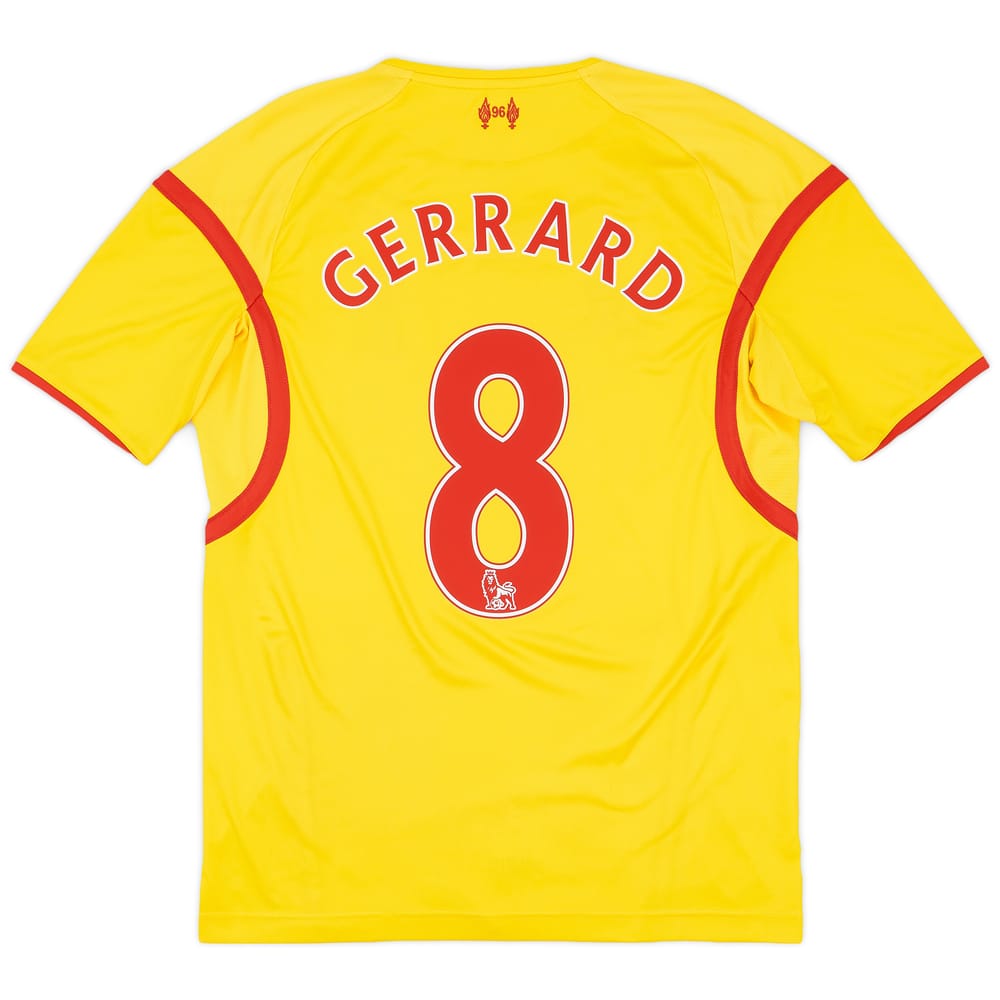 2014-15 Liverpool Away Shirt Gerrard #8 - 6/10 - (S)