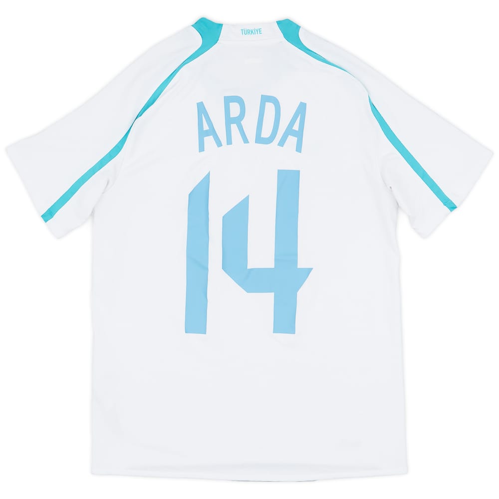 2008-09 Turkey Away Shirt Arda #14 - 8/10 - (S)
